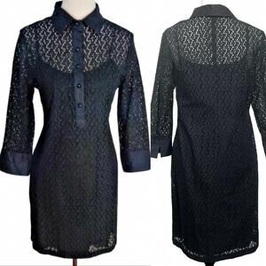 NWT - Talbots Eyelet Cotton Caftan Dress